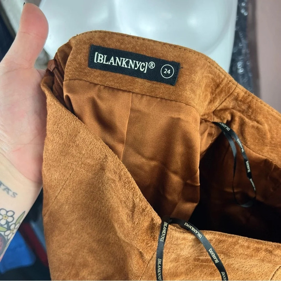 NWT Blank NYC El Dorado Leather Mini Skirt - Picture 9 of 13